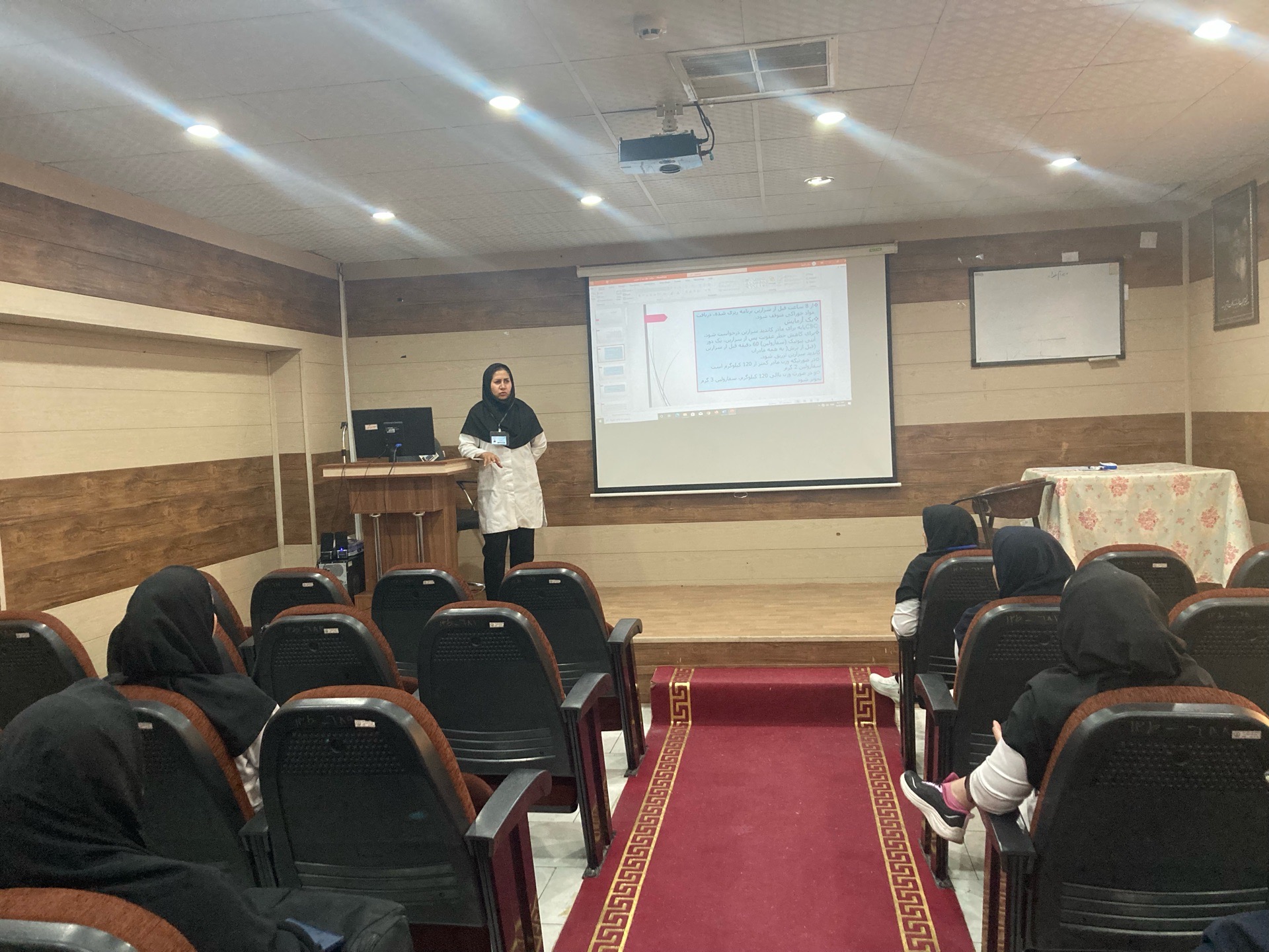 کلاس آموزشی مراقبت زایمان سزارین