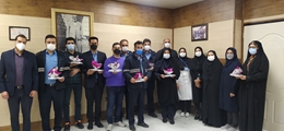 تجلیل از همکاران واحدحفاظت فیزیکی بیمارستان مادر و کودک شوشتری