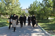 پیاده روی کارکنان بیمارستان مادر و کودک شوشتری به مناسبت گرامیداشت هفته جهانی قلب