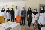 بازدید کارشناسان آموزشی دانشگاه علوم پزشکی از ایستگاه هفته سلامت بیمارستان مادر و کودک شوشتری