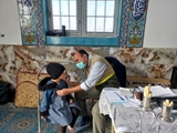 برپایی اردوی جهادی و ارایه خدمات به مردم  منطقه محروم  مهدی آباد شیراز  