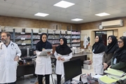 بازدید ایمنی از واحد مدارک پزشکی توسط تیم مدیریت اجرایی بیمارستان مادر و کودک شوشتری