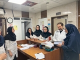 بازدید رییس و مدیر بیمارستان مادر و کودک شوشتری از واحد های درمانی در شیفت بعدازظهر با هدف ارزیابی روند خدمت رسانی و بررسی مشکلات